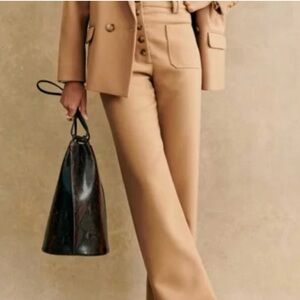 Sezane Classic Tan Women's Trousers
